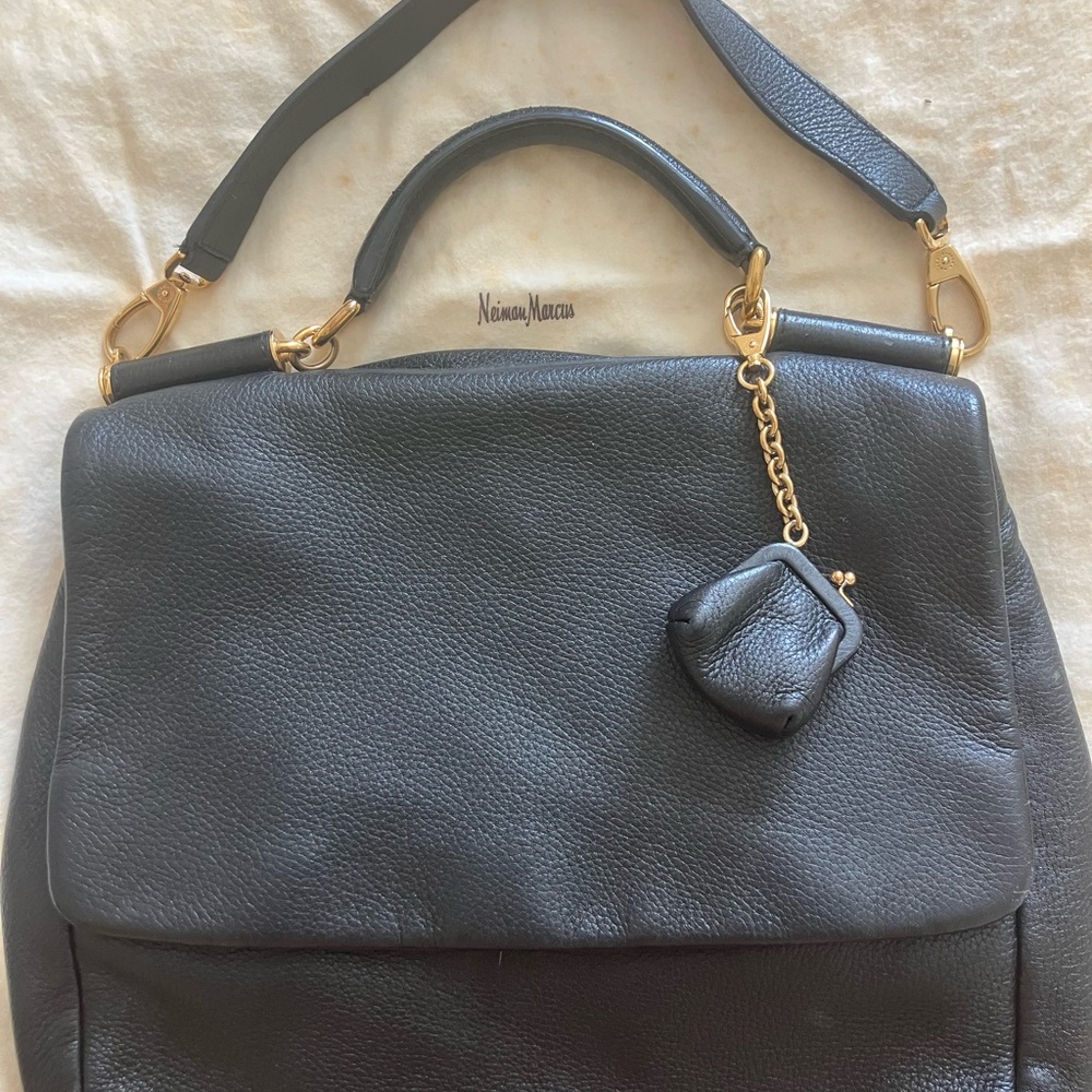 Dolce & Gabbana Black Leather Shoulder Bag